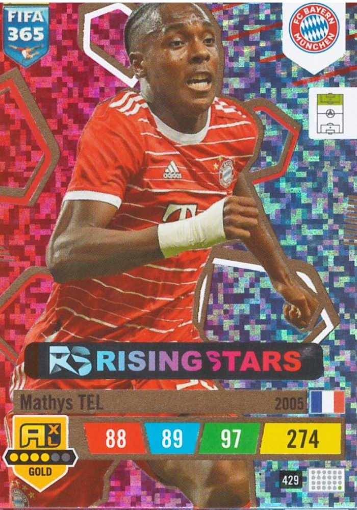 Buy Cards Mathys Tel Rising Star Fifa 365 Adrenalyn XL 2023