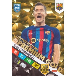 Robert Lewandowski Premium Gold Limited Edition Barcelona
