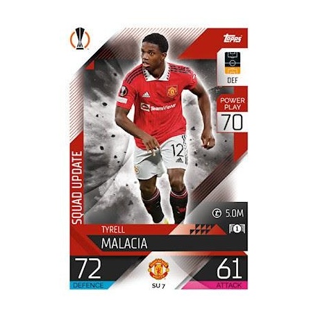 Buy Cards Tyrell Malacia Manchester United Topps Match Attax Extra 2023