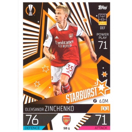 Oleksandr Zinchenko Arsenal SB 5