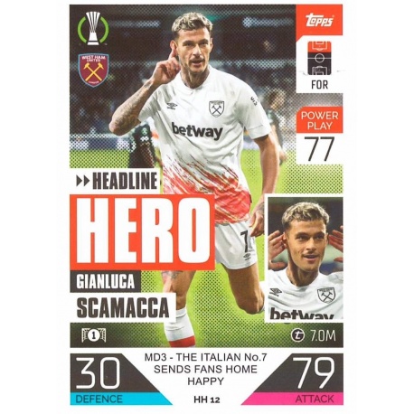 Gianluca Scamacca West Ham United HH 12