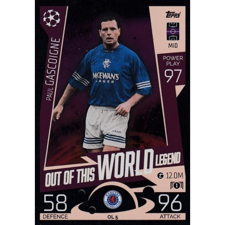 Paul Gascoigne Rangers FC OL 5
