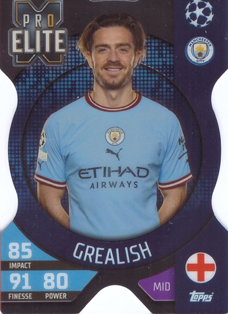 Offer Soccer Cards Jack Grealish Manchester City Match Attax Extra 2023