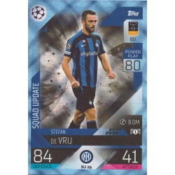 Stefan de Vrij Inter Milan Crystal SU 29