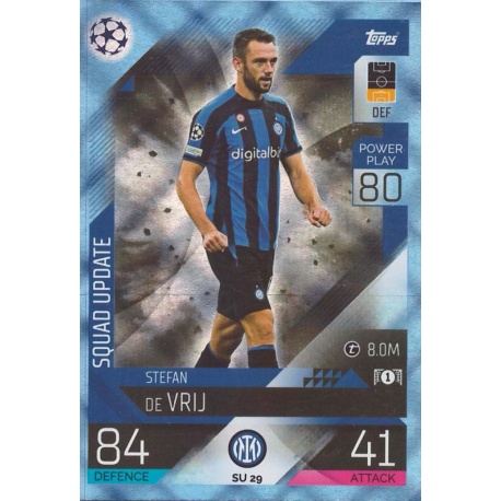 Stefan de Vrij Inter Milan Crystal SU 29