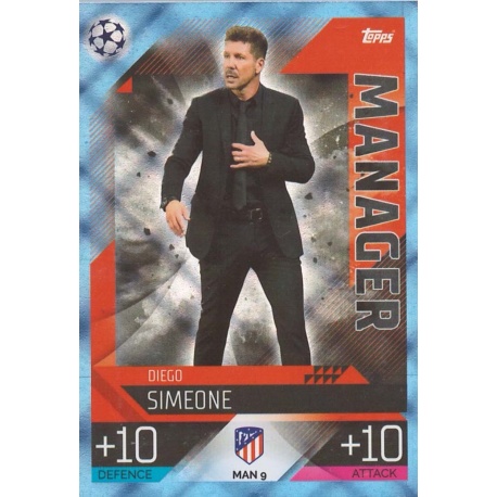 Diego Simeone Atlético Madrid Crystal MAN 9