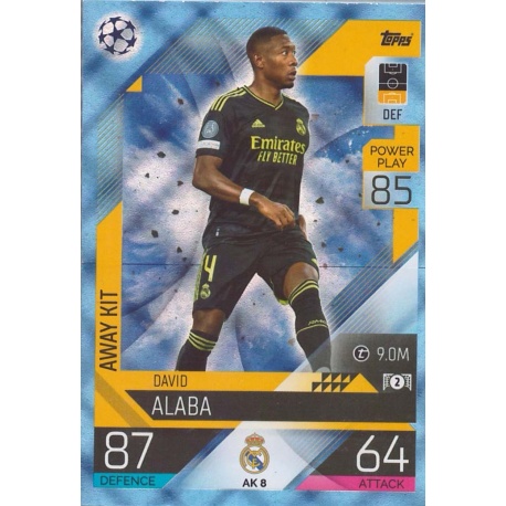 David Alaba Real Madrid Crystal AK 8