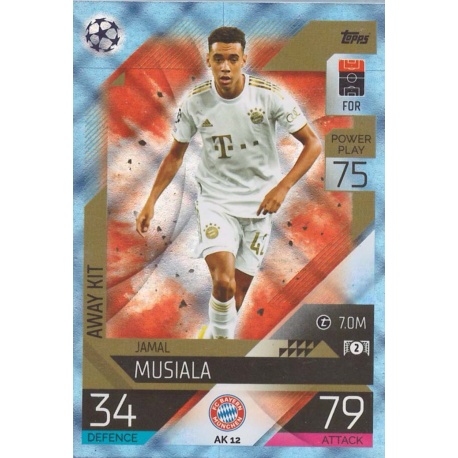 Jamal Musiala Bayern München Crystal AK 12