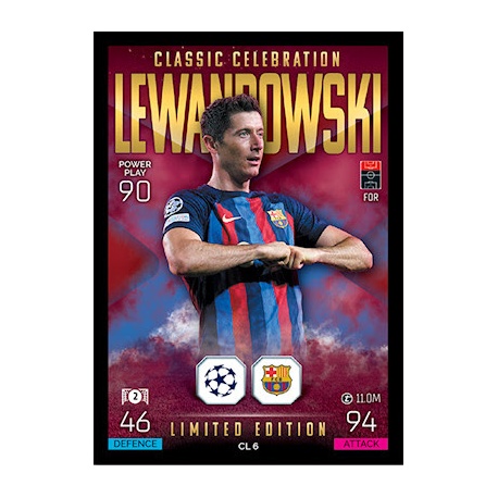 Robert Lewandowski Barcelona CL 6
