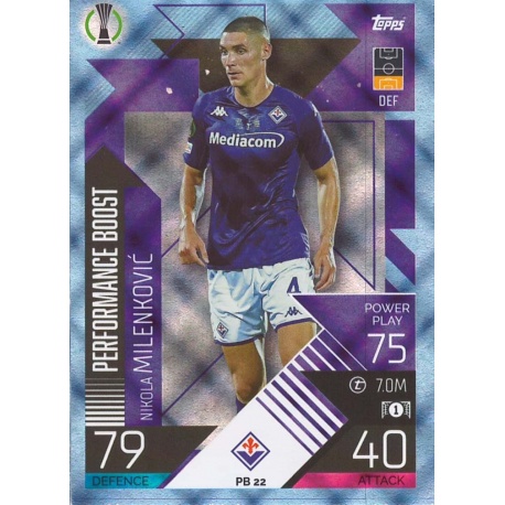 Nikola Milenković ACF Fiorentina Crystal PB 22