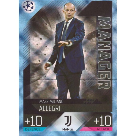 Maximiliano Allegri Juventus Crystal MAN 21