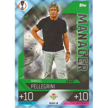 Manuel Pellegrini Real Betis Crystal MAN 18