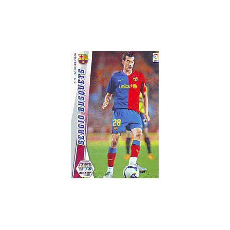 Sergio Busquets Nuevas Fichas Bis Barcelona 68 Bis Megacracks 2008-09