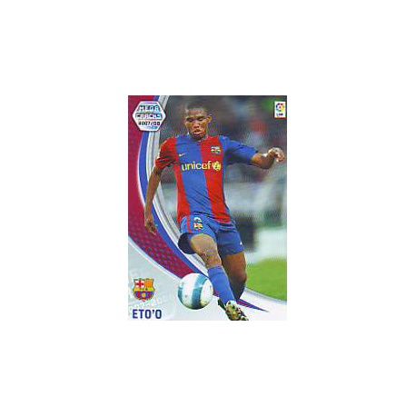 Eto'o Barcelona 70 Megacracks 2007-08