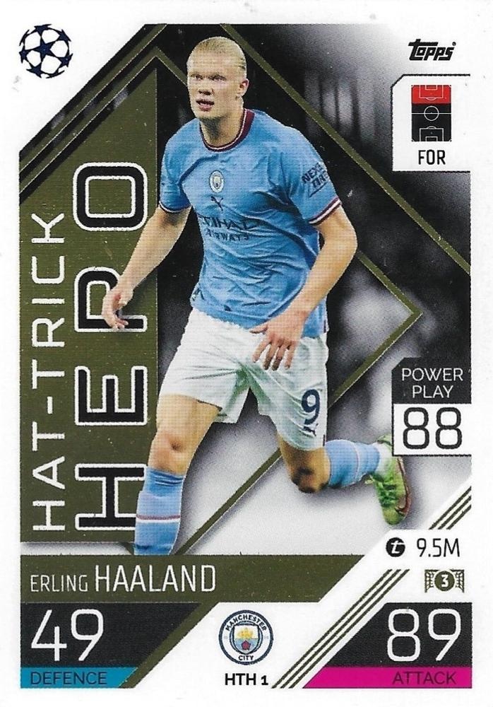 Buy Soccer Cards Erling Haaland Manchester City Match Attax Extra 