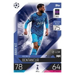 Venta Cromo Rodrigo Bentancur Away Kit Match Attax Extra 2023