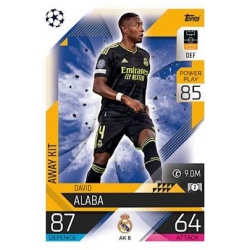 Venta Cromo David Alaba Away Kit Match Attax Extra 2023