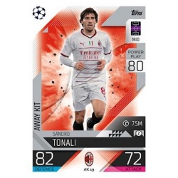 Sale Cards Sandro Tonali AC Milan Topps Match Attax Extra 22/23