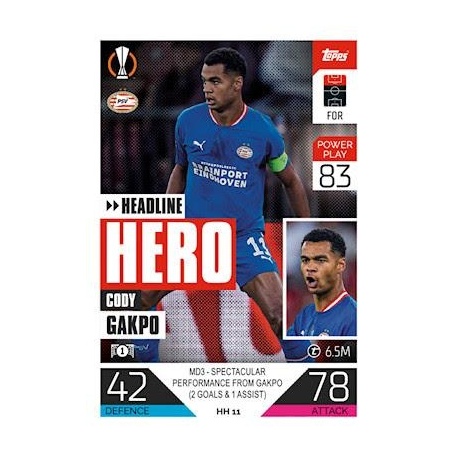 Cody Gakpo PSV Eindhoven HH 11