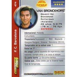 Van Bronckhorst Versión 2 Nuevo Fichaje Barcelona 474 Megafichas 2003-04