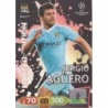 Trading Card of Sergio Aguero Limited Edition Panini Adrenalyn XL Champions League 2011-12