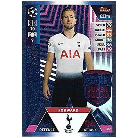 Harry Kane Limited Edition LE12 Match Attax Champions 2018-19