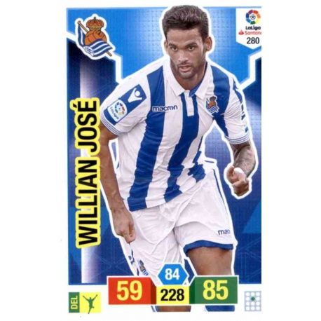 Willian Jose Real Sociedad 280 Adrenalyn XL La Liga Santander 2018-19