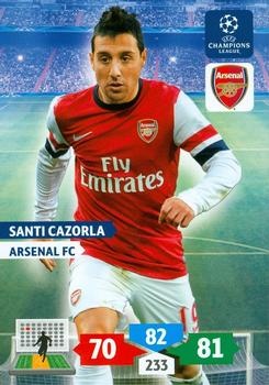Venta Cromo Santi Cazorla Arsenal Adrenalyn XL Champions