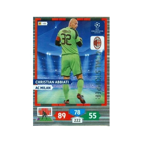Christian Abbiati Goal Stopper AC Milan 328