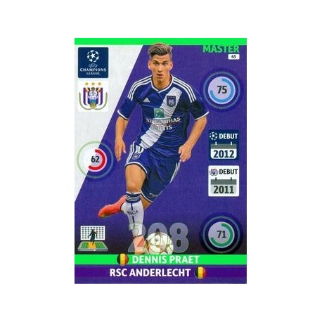 Dennis Praet Master RSC Anderlecht 45