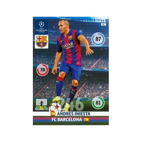 Andrés Iniesta Barcelona 67