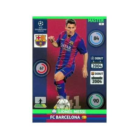 Lionel Messi Master Barcelona 72