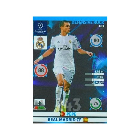 Pepe Defensive Rock Real Madrid 301