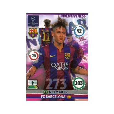 Sale Cards Neymar Jr Barcelona Adrenalyn XL Champions League 2014 15