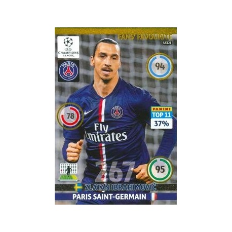 Zlatan Ibrahimovic Fans Favourite PSG UE121