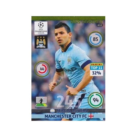 Sergio Agüero Fans Favourite Manchester City UE122