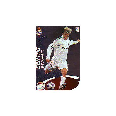 Beckham Mega Maestros Balón Champions Real Madrid 408 Megacracks 2006-07