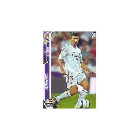 Samuel Real Madrid 185 Megacracks 2005-06