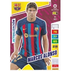 Marcos Alonso Actualización Barcelona 61 Bis