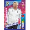 Sale Cards Carlo Ancelotti Entrenador Real Madrid Panini Adrenalyn 2023 Liga Santander