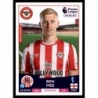 Cromos de Fútbol Ben Mee Brentford Premier League Stickers 2023