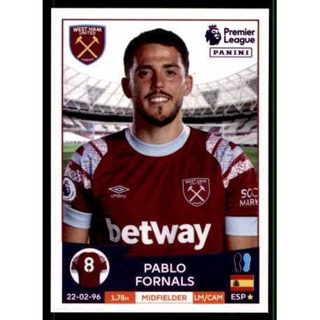 Pablo Fornals West Ham United 592