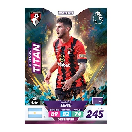 Marcos Senesi Defensive Titan AFC Bournemouth 17