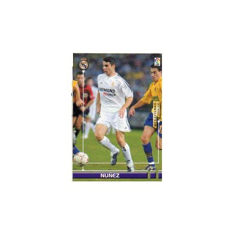 Nuñez Fichas Bis Real Madrid 157 Bis Megafichas 2003-04