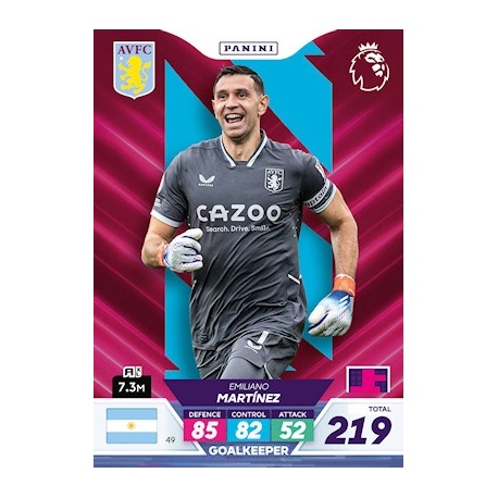 Emiliano Martínez Aston Villa 49