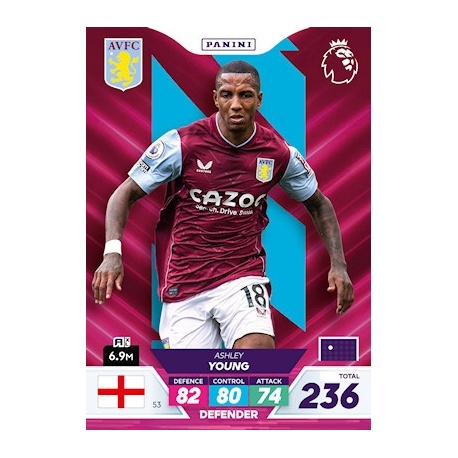 Ashley Young Aston Villa 53