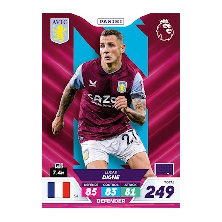 Lucas Digne Aston Villa 54