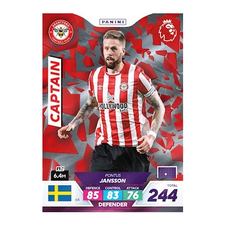 Pontus Jansson Captain Brentford 64