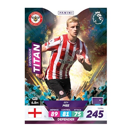 Ben Mee Defensive Titan Brentford 71