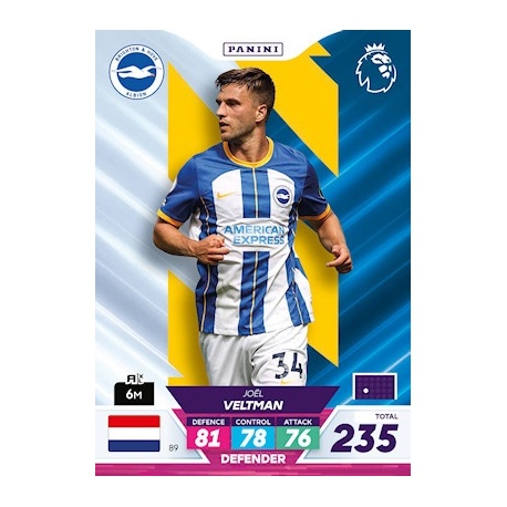 Joël Veltman Brighton & Hove Albion 89